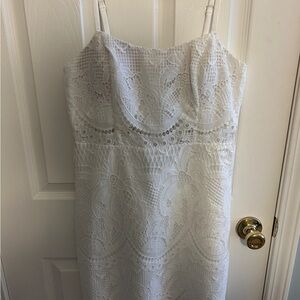 Lilly Pulitzer White Lace Dress